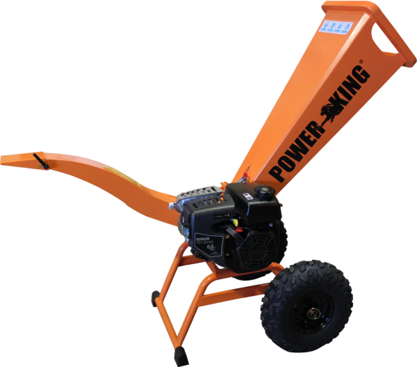 Power King Chipper Shredder 2.8" Residential Direct Drive 6.5 HP Kohler Gas Engine PK0913DD New