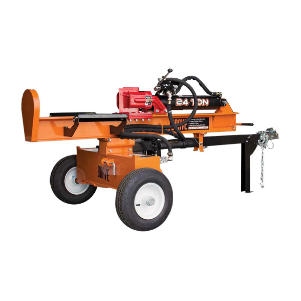 Brave Tow Behind Log Splitter 24-Ton Vertical/Horizontal Portable Gas with Honda GC160 Engine 160cc VH1724GC New