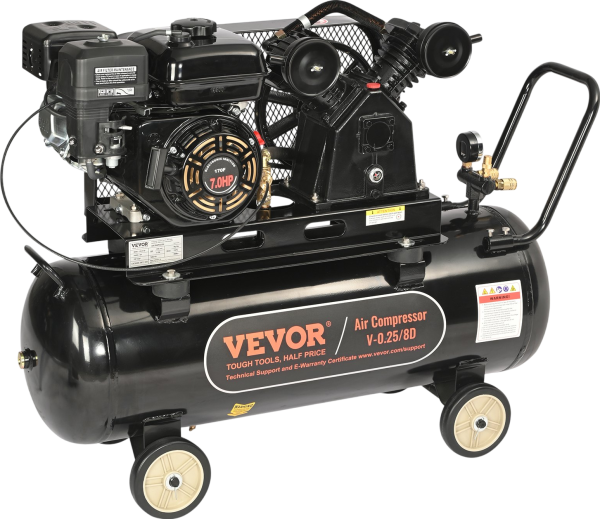Vevor Air Compressor Gas Powered 9 CFM @ 115 PSI 7HP 21 Gallon New